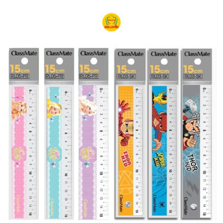 Thước kẻ classmate 15cm rl03-sk/ rl05-pr siêu nhân công chúa dễ thương, giao hình ngẫu nhiên