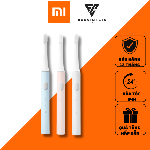  Bàn Chải Điện Xiaomi Thông Minh Chống Nước IPX7 Làm Trắng Răng Làm Sạch Mảng Bám Hiệu Quả BH 12 Tháng 
