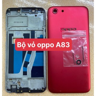 Bộ vỏ+xương+kính camera+khay sim+phím bấm oppo A83