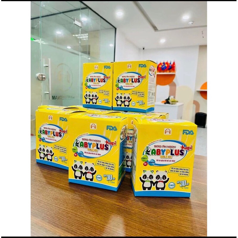 [ NGUYÊN HỘP 30 GÓI + CAM KẾT CHÍNH HÃNG ] SIRO ĂN NGON BABY PLUS 10ML x 30 GÓI