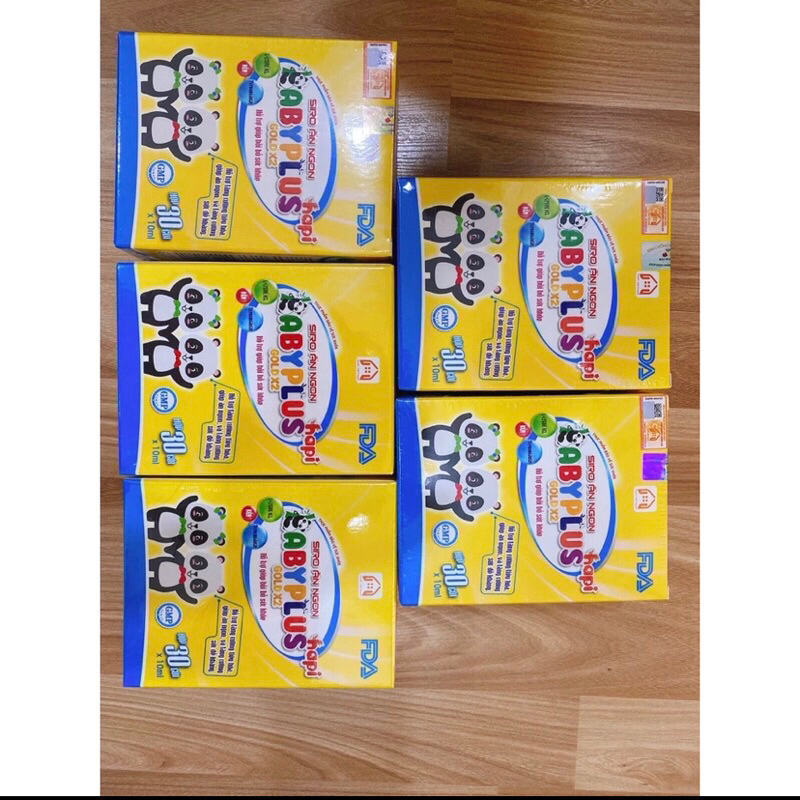 [ NGUYÊN HỘP 30 GÓI + CAM KẾT CHÍNH HÃNG ] SIRO ĂN NGON BABY PLUS 10ML x 30 GÓI