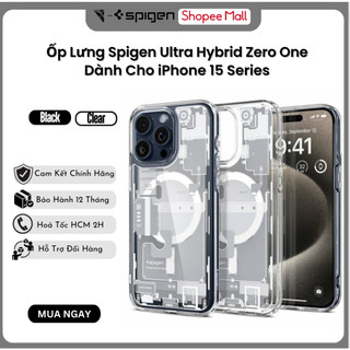 Ốp lưng spigen ultra hybrid zero one dành cho iphone 15/ 15 pro/ 15 plus/ 15 pro max