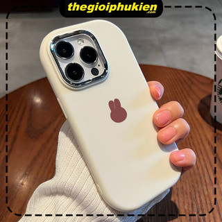 Ốp lưng iphone mềm chống sốc camera mạ kim Thỏ hồng dành cho ip 6/7/8/plus/x/xr/xs/11/12/13/14/15/pro max - gb2022