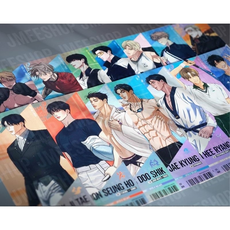 (SẴN) Thẻ random ticket Manhwa BL ' TEAM LEZHIN ' chính hãng