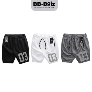 [BigSize] Quần short thun nam BB - Boiz Big Size form bigsize (90- 135kg) - in số 03