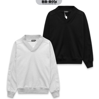 Áo sweater nam bb-boiz big size cổ chữ v form bigsize 80-130kg