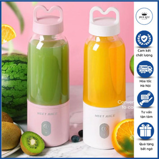 Máy Xay Sinh Tố Cầm Tay Meet Juice 500ml, Máy Say Cầm Tay Hiệu Suất Lớn 150W Siêu Tiện Lợi