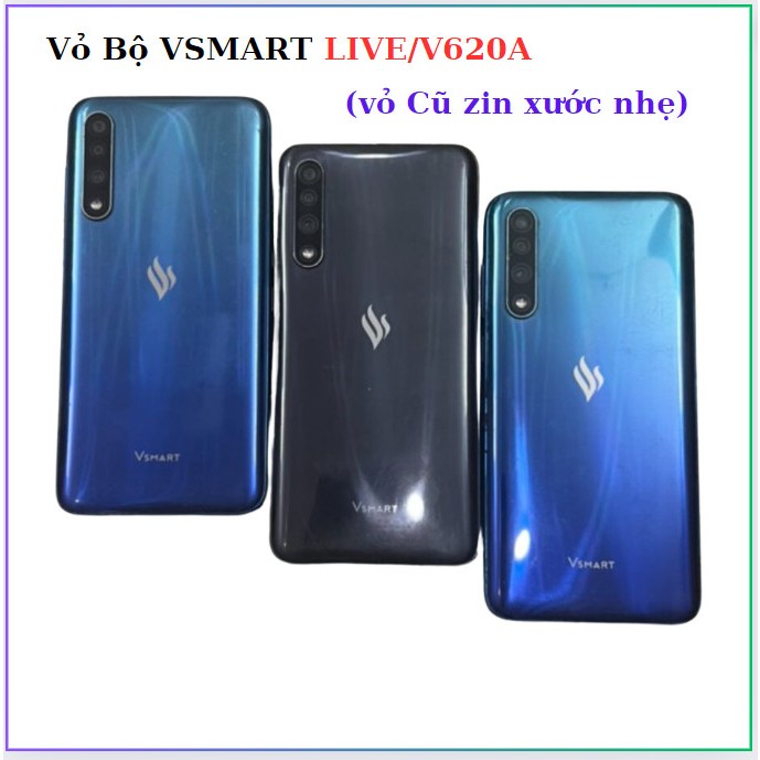 Vỏ bộ V620A /Live Vsmart ( Vỏ zin bóc máy Xước nhẹ)
