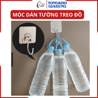 Combo 10 móc dán tường siêu dính , móc dán tường chịu lực inox treo đồ đa năng, móc dán tường móc dài
