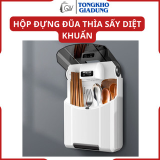 Máy Khử Trùng Đũa Thìa Có Tia UV Diệt Khuẩn cao cấp Ngăn Côn Trùng Nấm Mốc Bảo Vệ Sức Khỏe