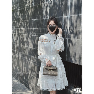 Váy Lụa Ren Vintage Zimer Siu Cấp (Full 2 Dáng)