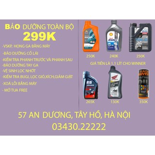 Ống nước xe winner