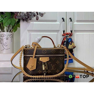 Túi xách L.V dáng mỏng mềm mại xinh xắn Sz 18