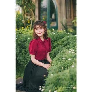 Sơ mi cổ sen nẹp tay