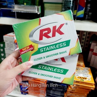Lưỡi lam rk stainless hộp 10 hộp nhỏ hàng chính hãng công ty 100%