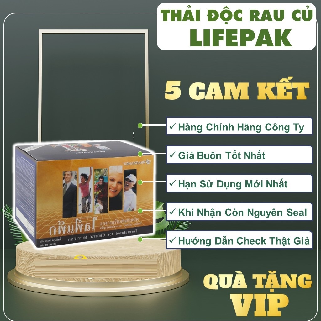 Thực phẩm bảo vệ sức khỏe: LifePak Nuskin 60 gói 180v