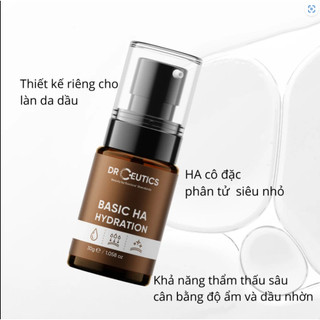Serum Drceutics B5 Basic Hydration Tinh Chất Cho Da Dầu Mụn Cấp Ẩm, Phục Hồi Da 30g/100g