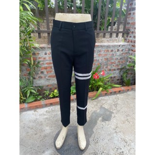 Quần Âu Nam Viền Đá,Quần Tây Nam 3 Dây Đá,Vải Tăm Lì Dày Dặn