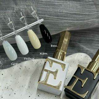 Sơn gel BGEL lẻ 4 màu (trắng, đen, thạch gạo, trắng kem) 18ML chất sơn đặc và bóng bền - Kitty Nails Supply
