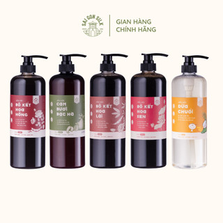 [1 LÍT] Dầu Gội Bồ Kết Thảo Dược SaigonSilk chiết xuất thiên nhiên, kích thích mọc tóc và nuôi dưỡng tóc bóng mượt
