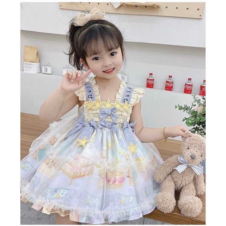 Đầm Công Chúa Lolita Xinh Xắn Cho Bé Gái