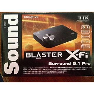 Creative soundblaster x-fi surround 5.1 pro usb audio system sb1095