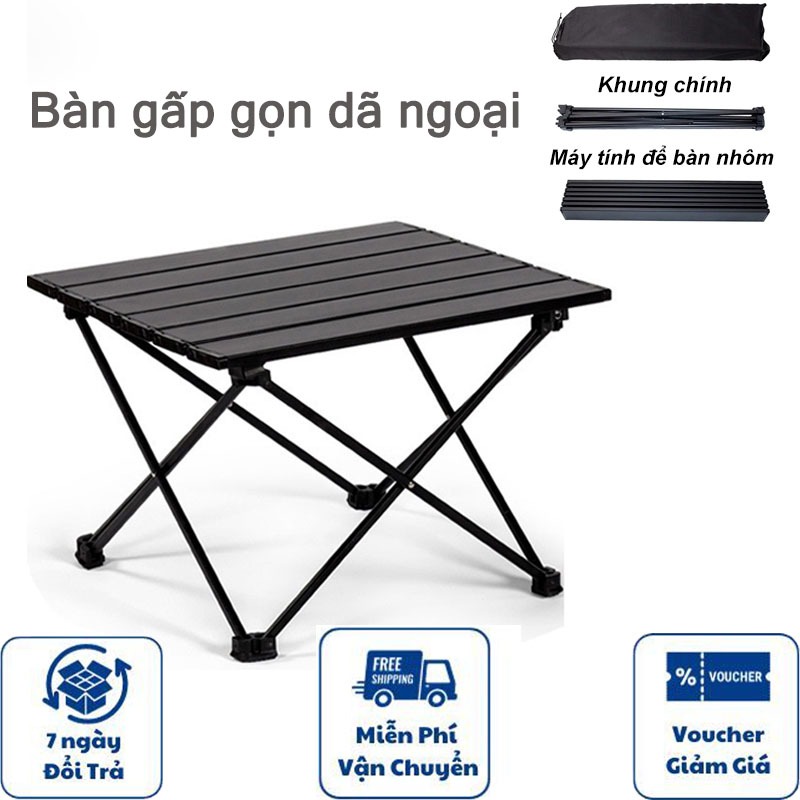 Bàn camping,Bàn gấp gọn dã ngoại, Dễ dàng mang theo, chống gỉ và bền