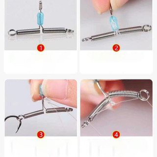 Bộ chia thẻo câu thẻo, câu đài gắn lò xo