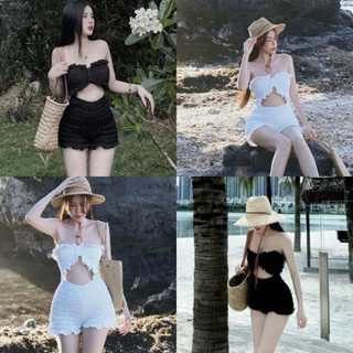 Jum đùi nhún sexy đi biển