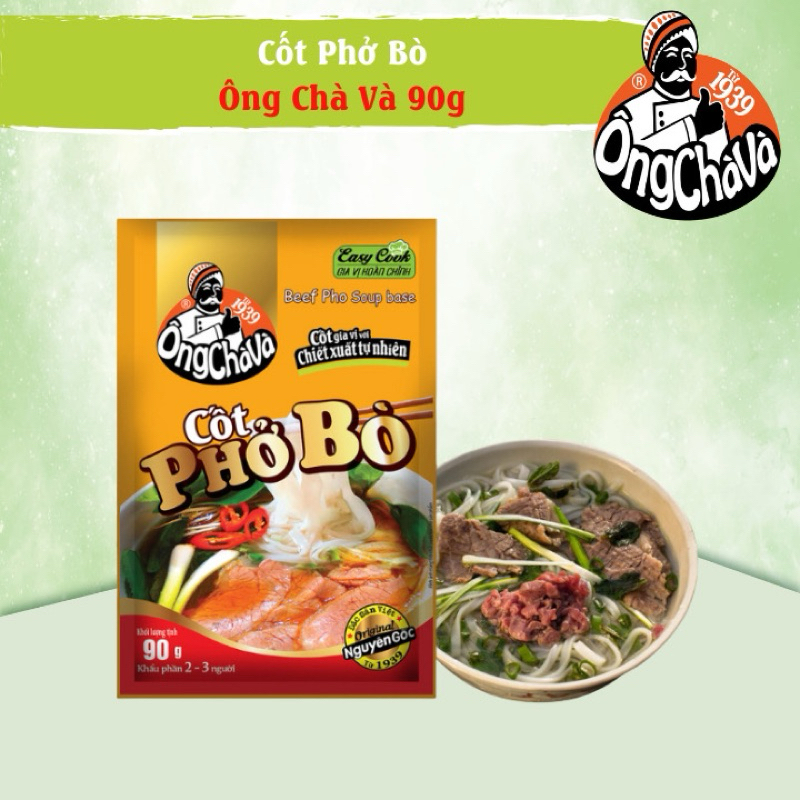 Gói Cốt phở bò Ông Chà Và 90g