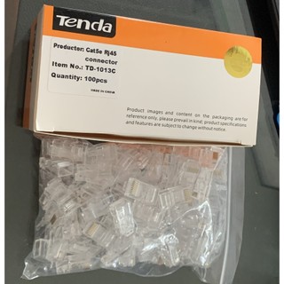 100 Hạt mạng đầu  bấm mạng RJ45  Cat 5 Tenda TD 1013C CAT5 UTP