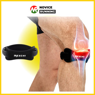 Đai Bó Gối Thể Thao, Băng Bảo Vệ Đầu Gối Silicon Rexchi Tập Gym Thể Hình Chạy Bộ Cao Cấp BBG-889