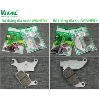 Bố thắng đĩa Trước Sau Winner, Winner X hiệu VITAL - Má phanh xe máy, bố thắng đĩa VITAL chính hãng Thái lan
