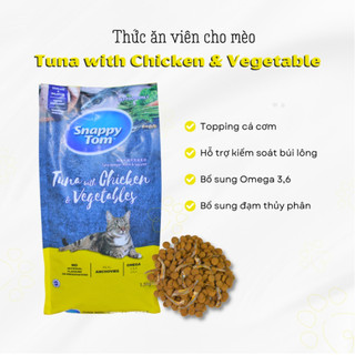 [Túi 1.5kg] -Thức Ăn dạng hạt cho Mèo Snappy Tom-Thái Lan