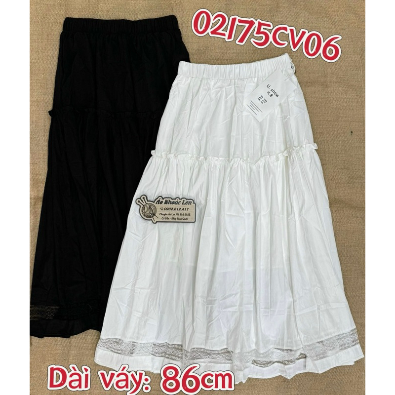 CHÂN VÁY CHẤT VẢI DÙ