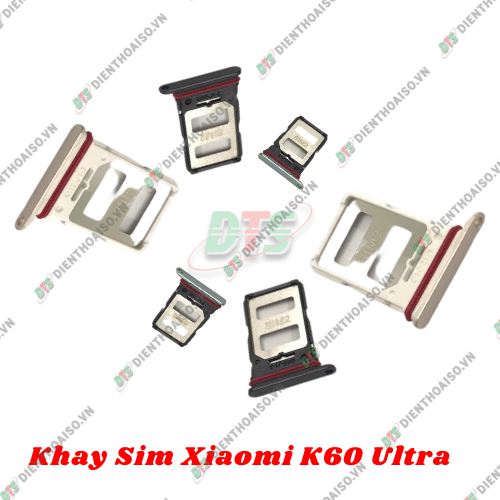 Khay đựng sim XM Redmi K60 Ultra ( khay sim thay thế trên máy redmi k60 ultra )