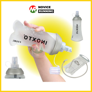 Bình nước mềm cầm tay chạy bộ, túi nước mềm chạy bộ inoxto chạy bộ, trail và đạp xe thể thao bnm-966