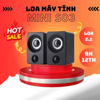 Loa máy tính - loa để bàn mini nhỏ gọn âm thanh vượt trội cổng usb