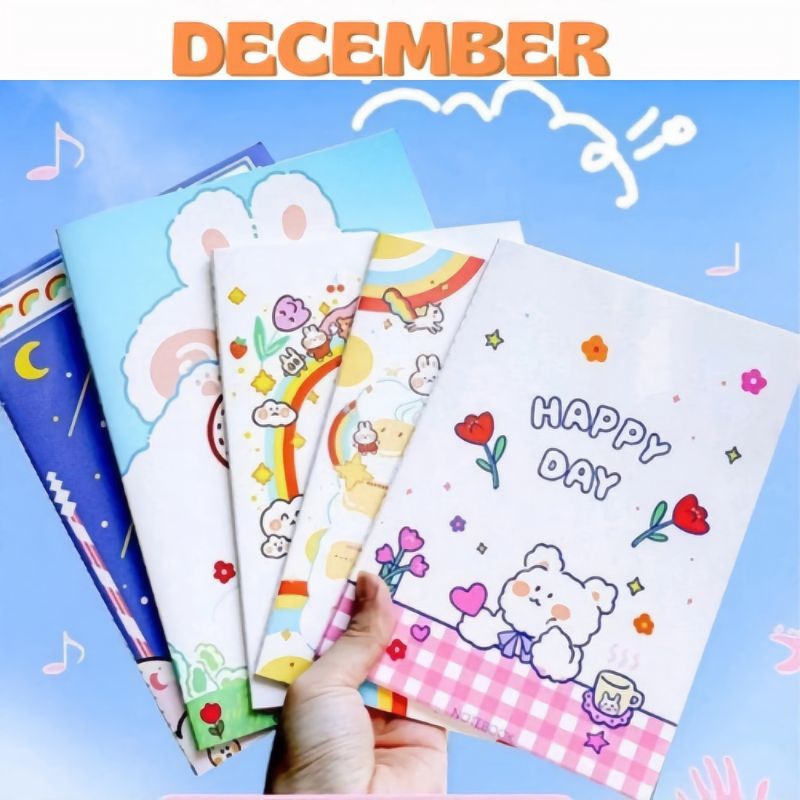 Vở A5, Sổ A5, Tập Viết A5 60 Trang Siêu Xinh DECEMBER 17