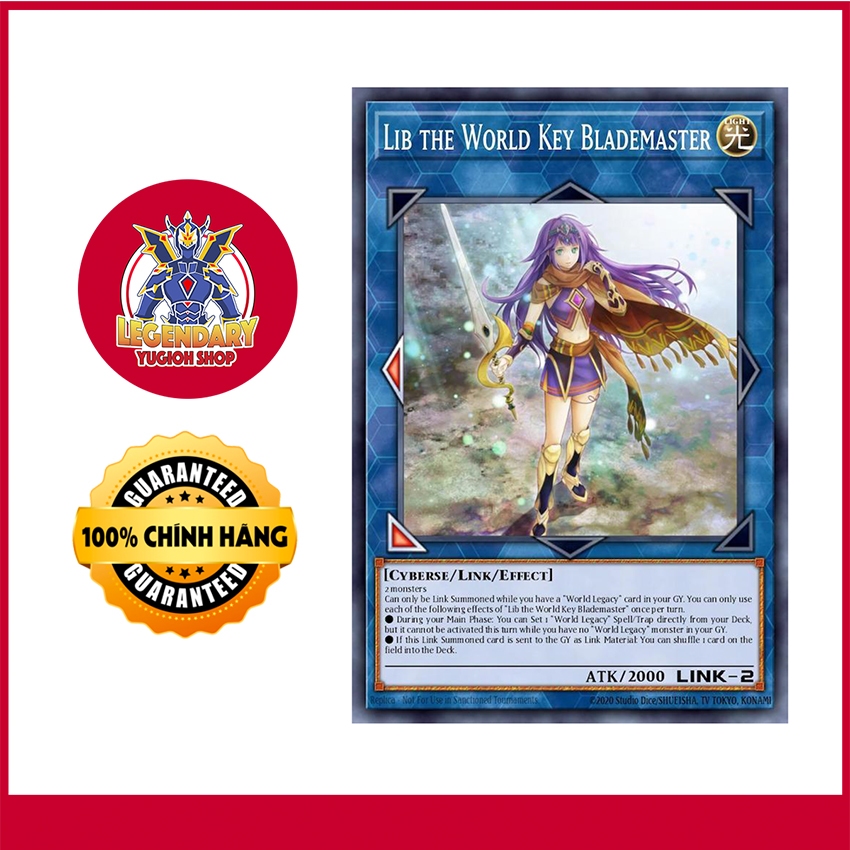 [Thẻ Bài Yugioh Chính Hãng] Lib the World Key Blademaster