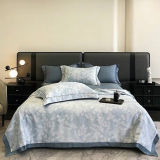 Bộ chăn ga gối Lụa Thái M2T bedding - Chăn chần bông hè mỏng, ga giường bo chun theo yêu cầu