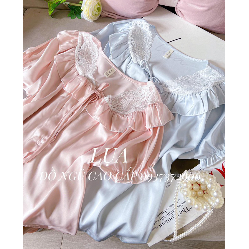 SET ĐÙI LỤA PHỐI REN CAO CẤP - NOIYLUA