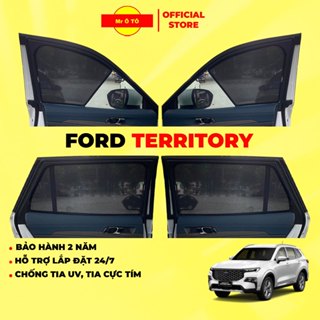Rèm Che Nắng Xe FORD TERRITORY Loại 1 MR Ô.TÔ Chống Tia, UV  Bảo Hành 2 Năm [ Tặng Khăn Lông Cừu ]