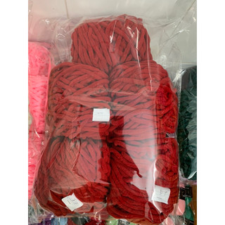 [100g]Len nhung đũa len đan móc sợi to