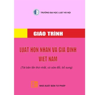 Giáo trình Luật hôn nhân và gia đình Việt Nam 2022
