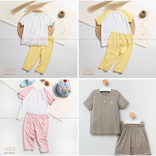 Nous Kids sale - Bộ cộc tay Nous szie to cho bé trai gái (2-6T)