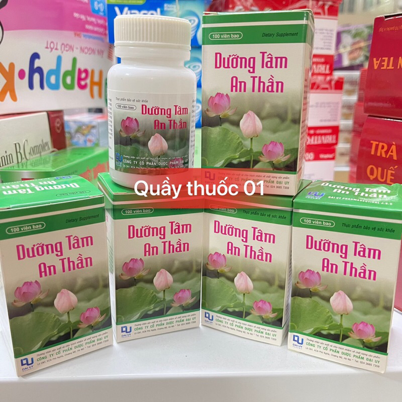 Dưỡng tâm an thần hộp 100 viên