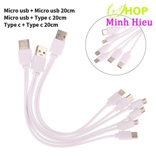 Từ Đầu Cắm usb Sang micro usb / type-c Cho Điện Thoại android / Máy Tính Bảng / micro us