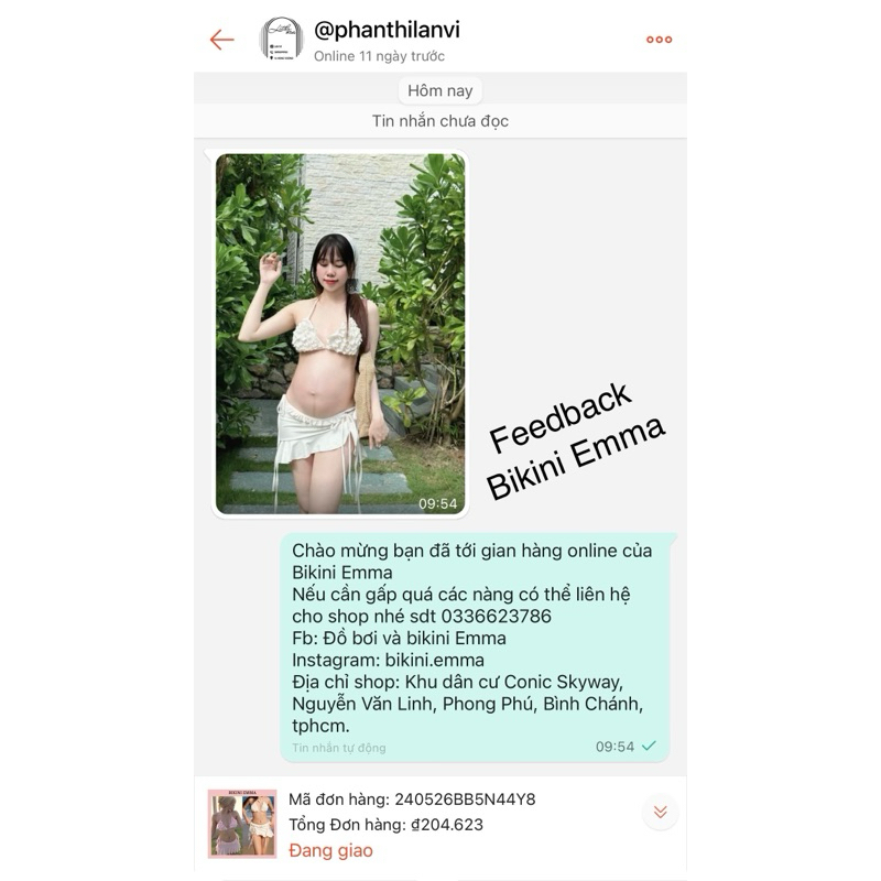 Bikini 3 Món Tam Giác Bèo Nhún Tiểu Thư EMMA Hàng Loại 1 (Video Shop EMMA Tự Quay) Mặc Nhiều Kiểu | BigBuy360 - bigbuy360.vn