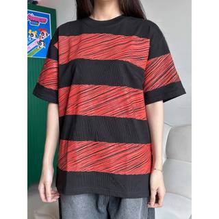 Áo thun 4Art STRIPE Cotton 2 chiều 235gsm Hình in lụa Oversized Unisex